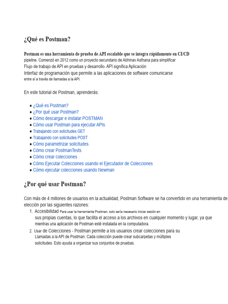 Introducción a Postman para APIs | PDF | Autenticación | Servidor ...