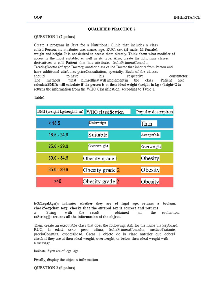 Java OOP Inheritance for Clinic Management | PDF | Class (Computer ...