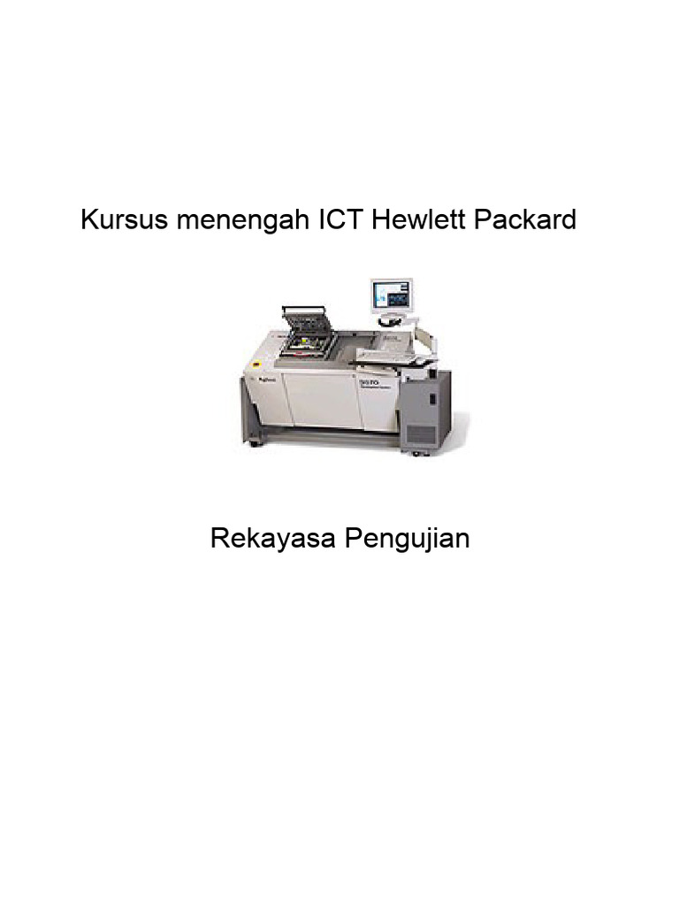 Kursus Rekayasa Pengujian HP ICT | PDF
