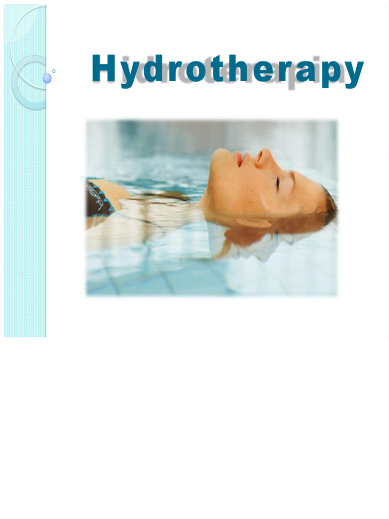 Definitive Hydrotherapy | PDF | Diseases And Disorders | Clinical Medicine