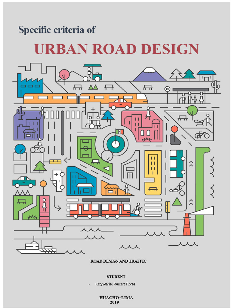 Urban Road Design Criteria in Peru | PDF | Storm Drain | Road