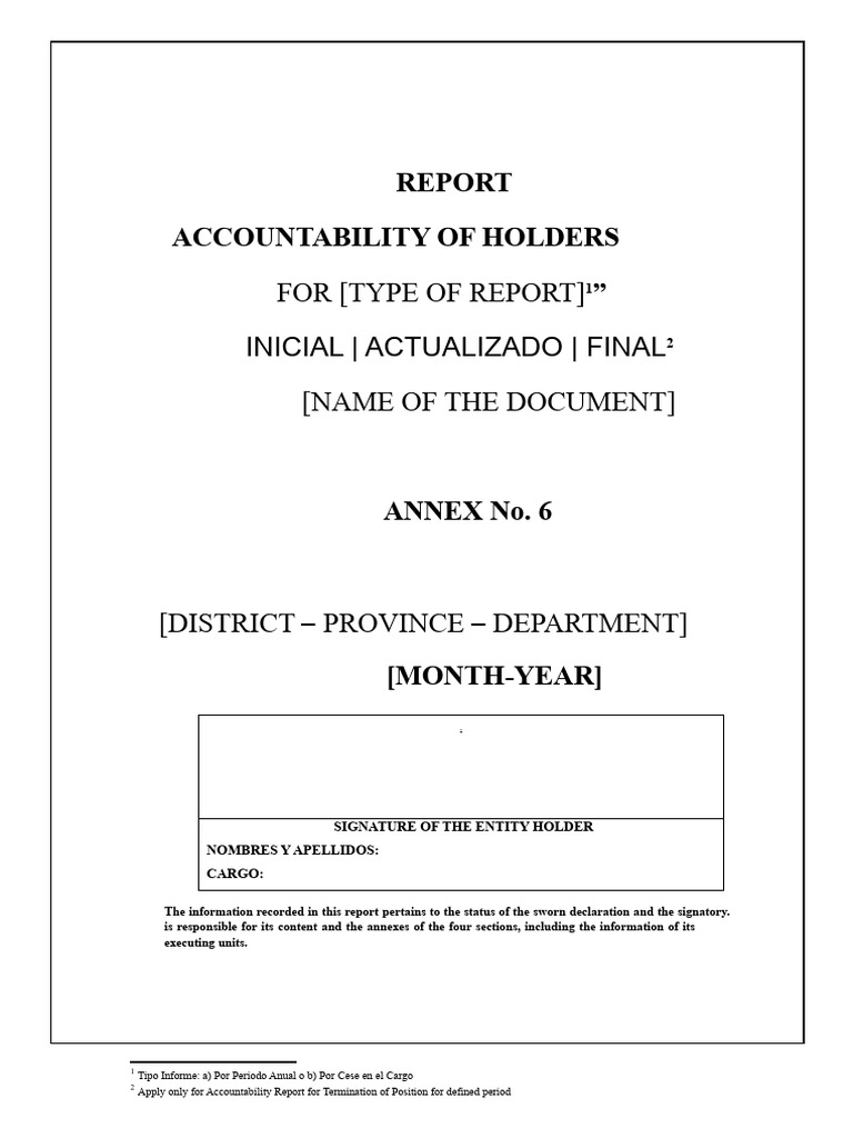 Accountability Report for Position Termination | PDF | Banks | Loans