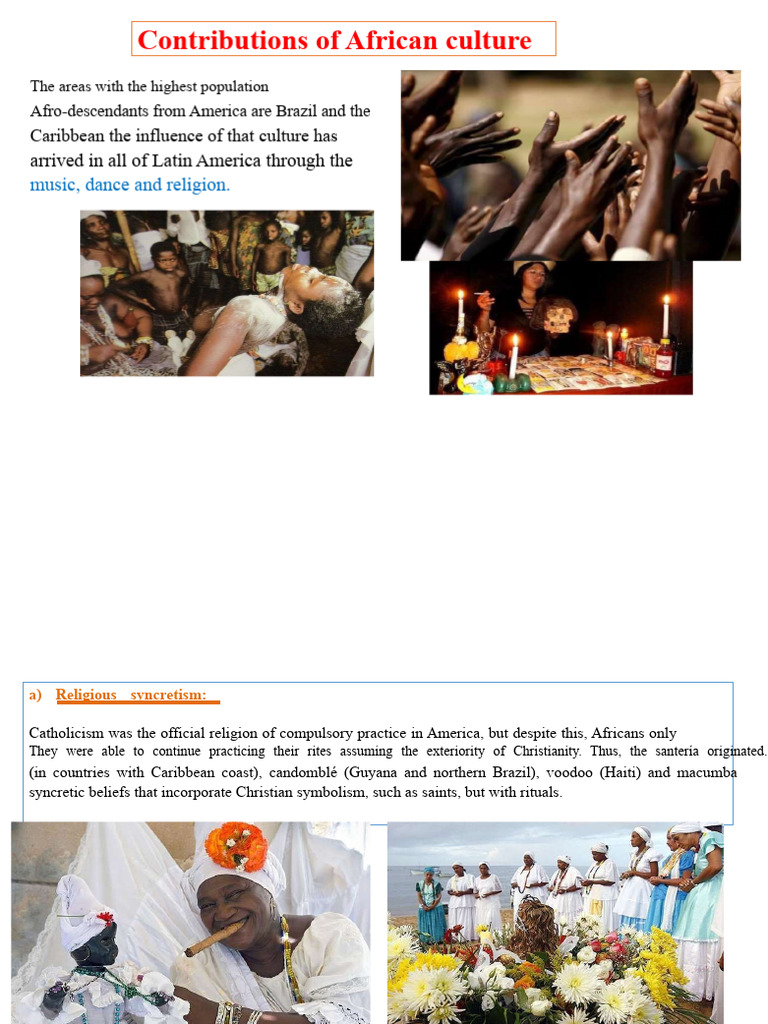 2. Contributions of African Culture | PDF