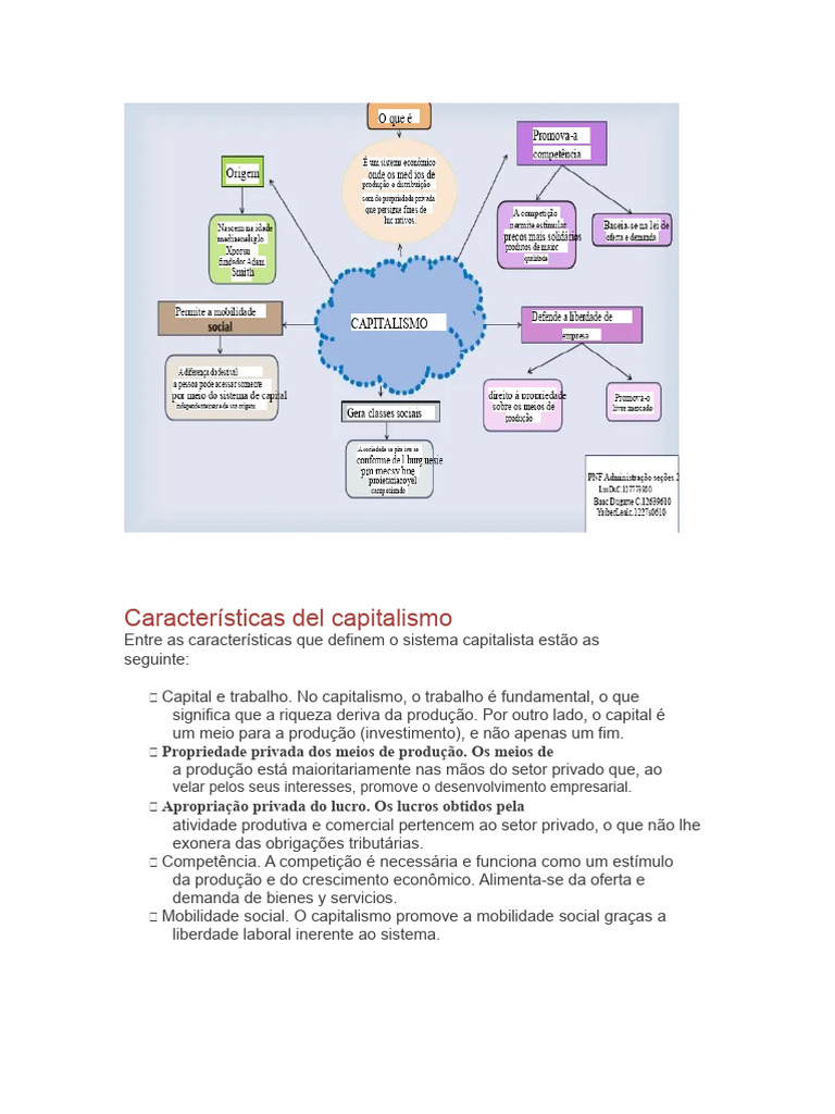 Características Do Capitalismo | PDF | Capitalismo | Economia