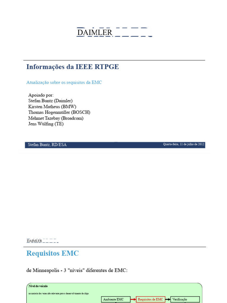 Requisitos EMC para Componentes Automotivos | PDF | Compatibilidade ...