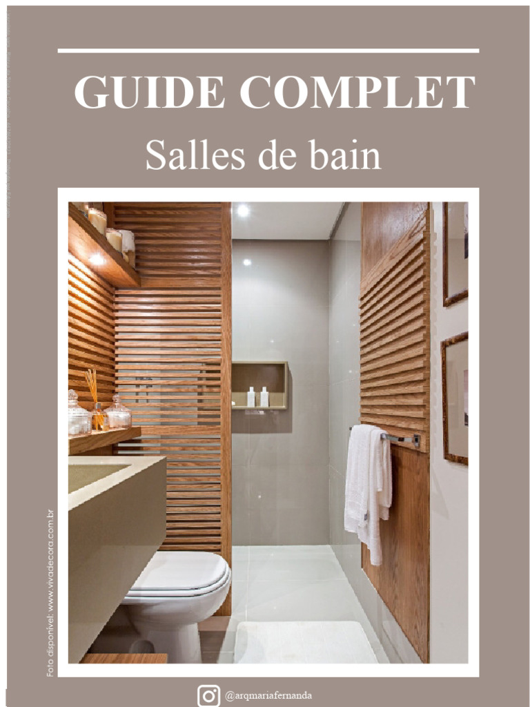 Guide Pratique pour Salles de Bain | PDF | Lavabo (sanitaire) | Salle ...