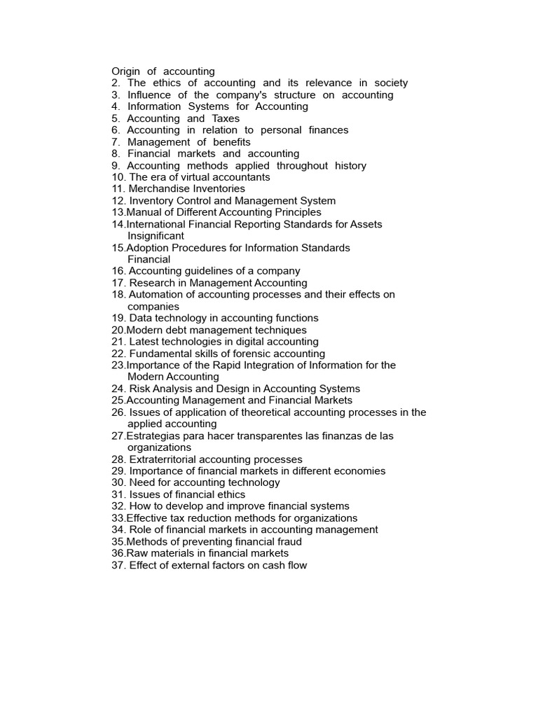Comprehensive Guide to Accounting Practices | PDF