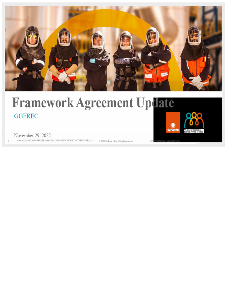 Presentation Act Framework Agreement 2022 to EECC | PDF | Employment ...