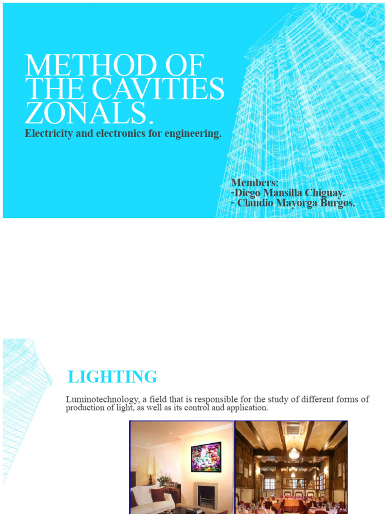 Zonal Cavity Method for Indoor Lighting | PDF | Lighting | Electrodynamics