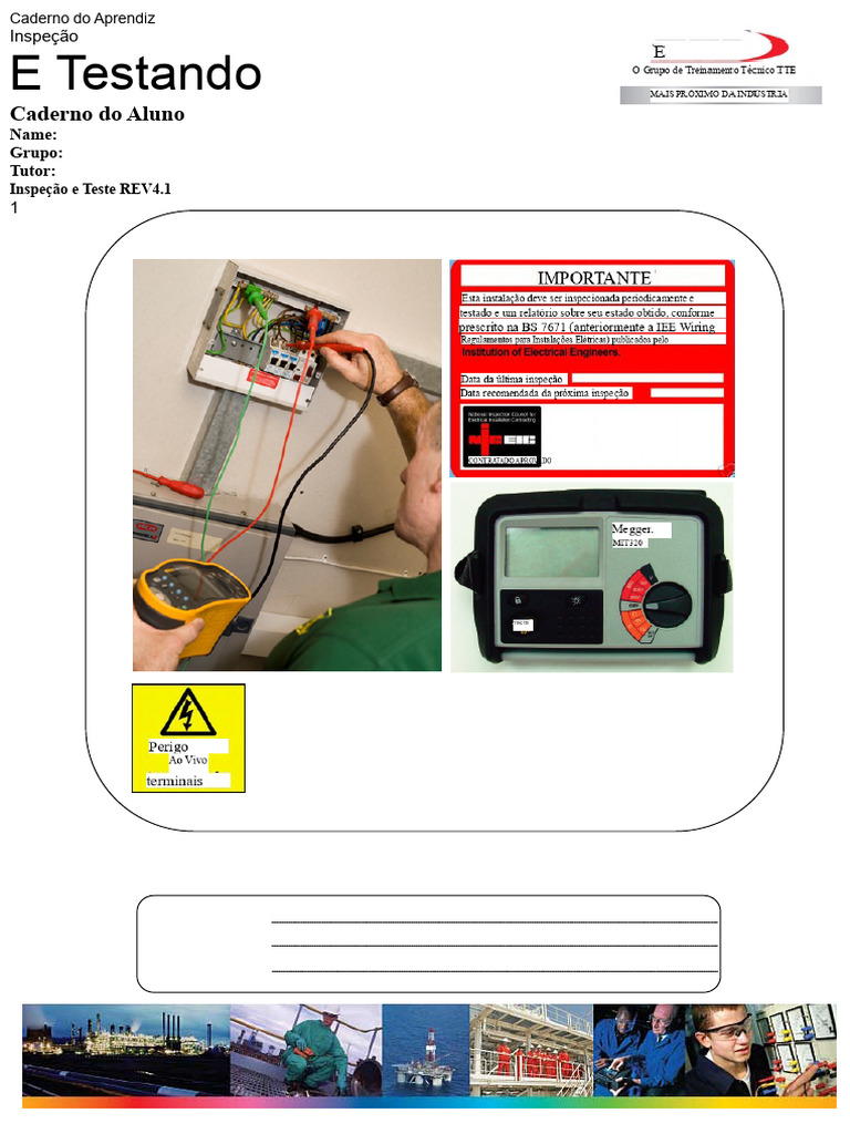 Inspeção e Teste de Instalações Elétricas | PDF | Calibração | Rede ...