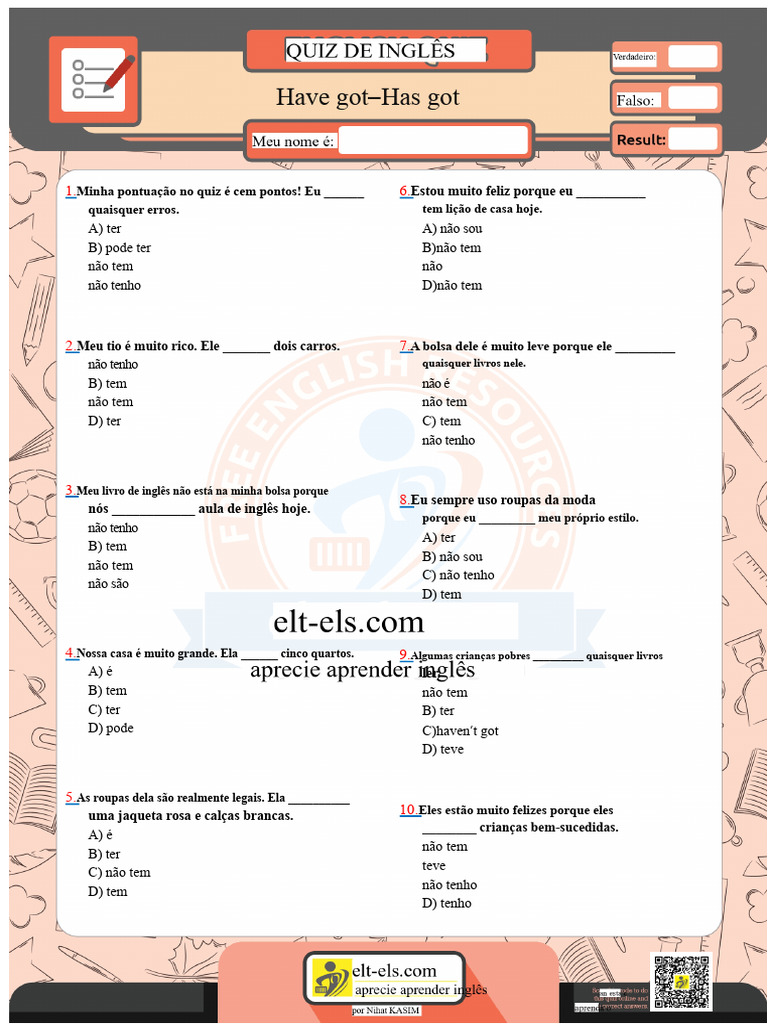 Quiz tem got tem | PDF