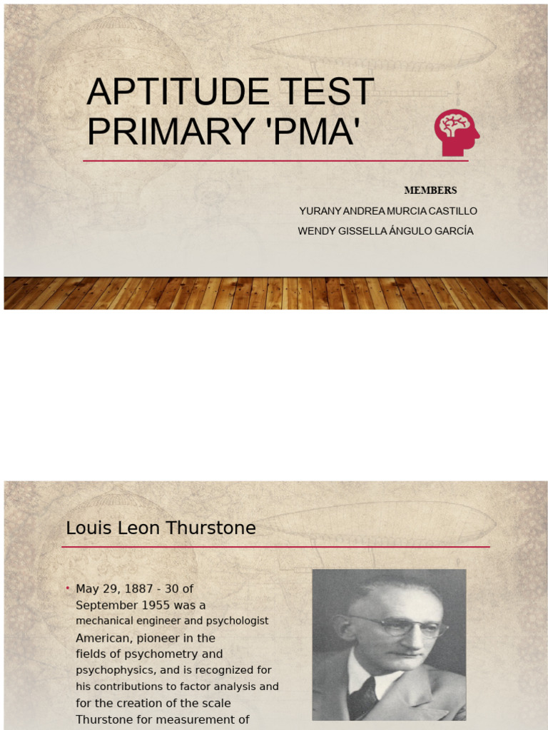 PMA test | PDF | Geometry | Psychometrics