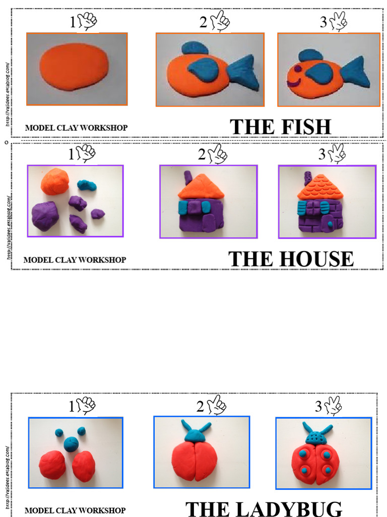 Modeling Clay Workshop Projects | PDF