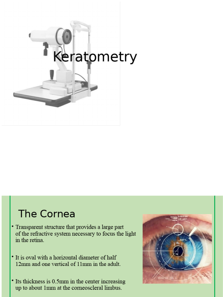 Understanding Keratometry Basics | PDF | Cornea | Eye