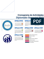 CRONOGRAMA Diplomado Gerencial 2012