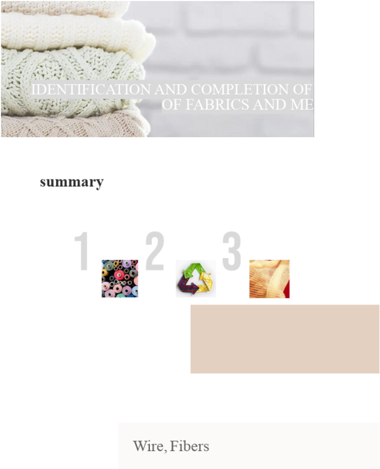 Textile Fibers and Fabric Identification Guide | PDF | Textiles | Fibers
