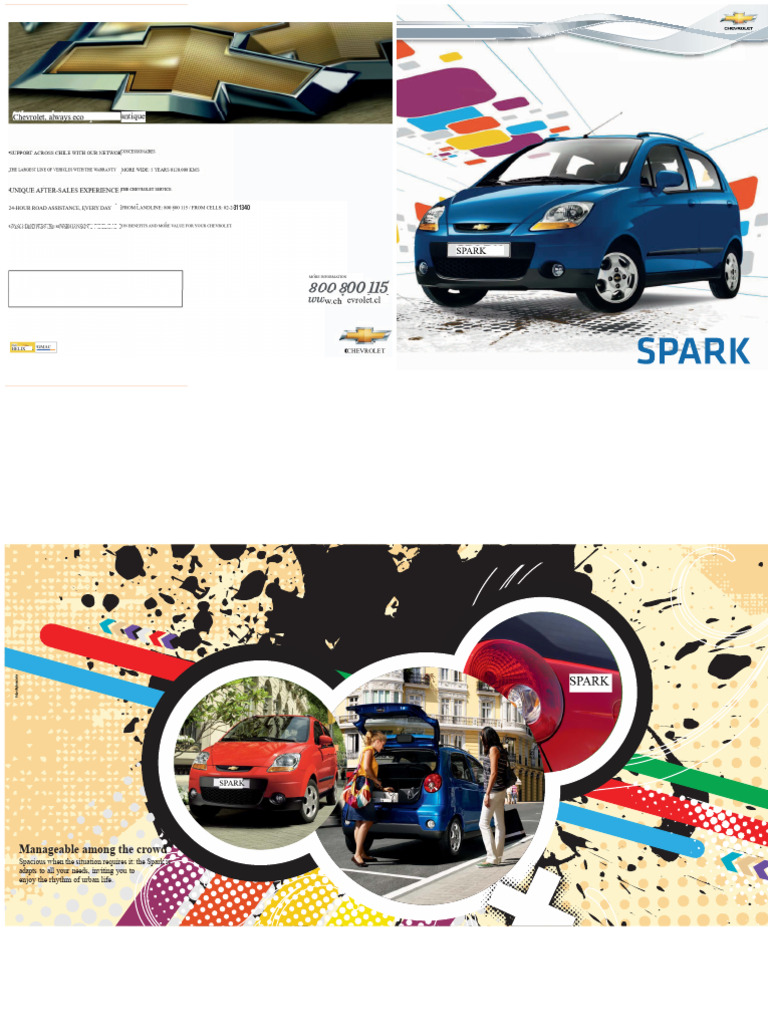 Compact and Spacious Chevrolet Spark | PDF | Car | Rear Wheel Drive ...