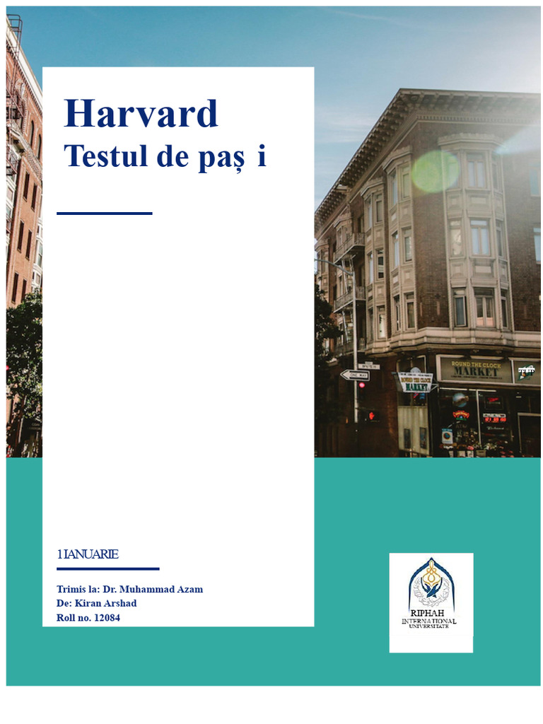 Testul de Pași Harvard | PDF