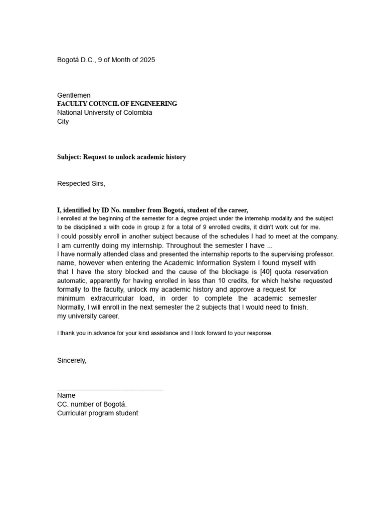Minimum Load Letter | PDF