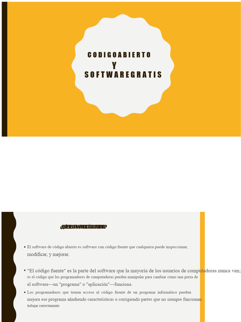 Software de Código Abierto y Gratuito | PDF | Software libre | Software