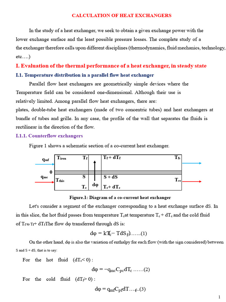 Court No. 5 Calculation of Exchangers | PDF | Fluid Dynamics | Heat ...