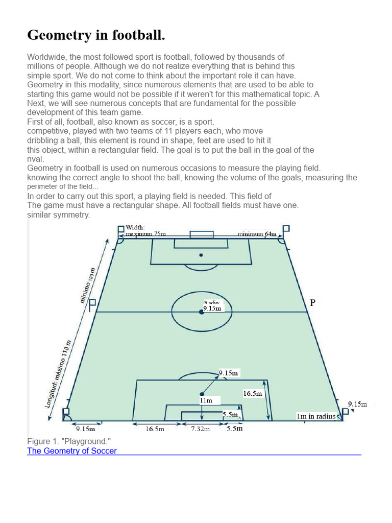 Geometry's Role in Football Explained | PDF | Shape | Geometry