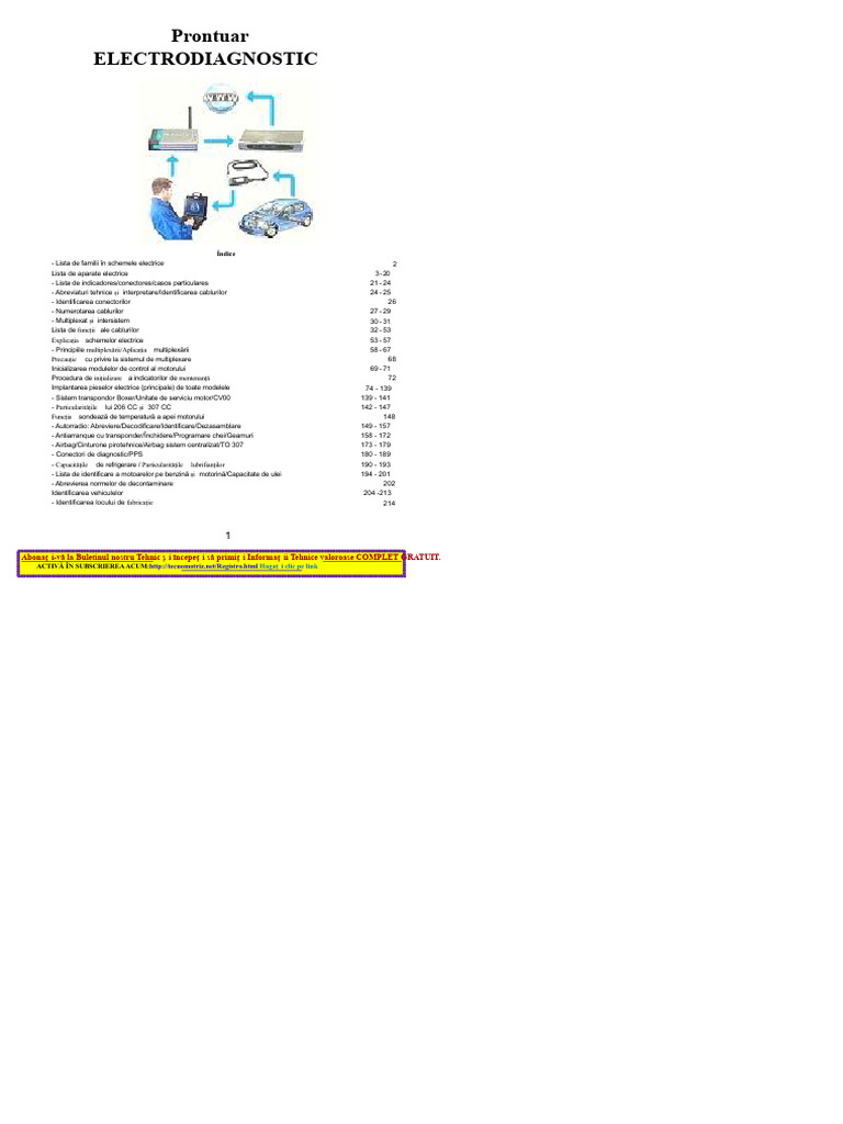 Diagnostic Electric Peugeot 2006-2007 | PDF