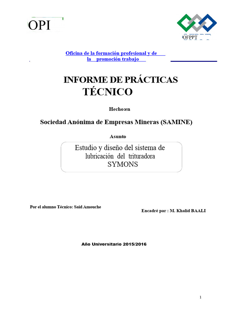 Informe sobre el sistema de lubricación SAMINE | PDF | Termostato ...