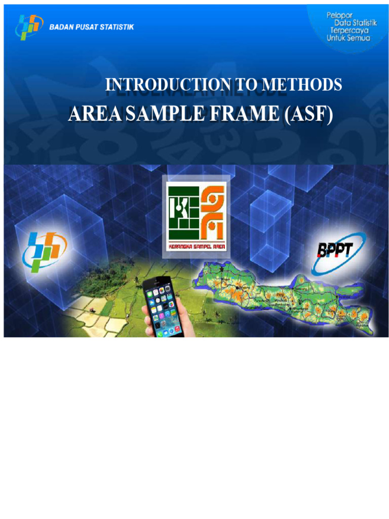 Area Sample Framework for Rice Data Collection | PDF | Sampling ...