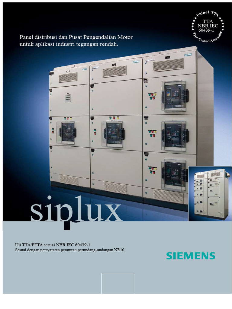 Panel SIPLUX: Distribusi & Kontrol Motor | PDF
