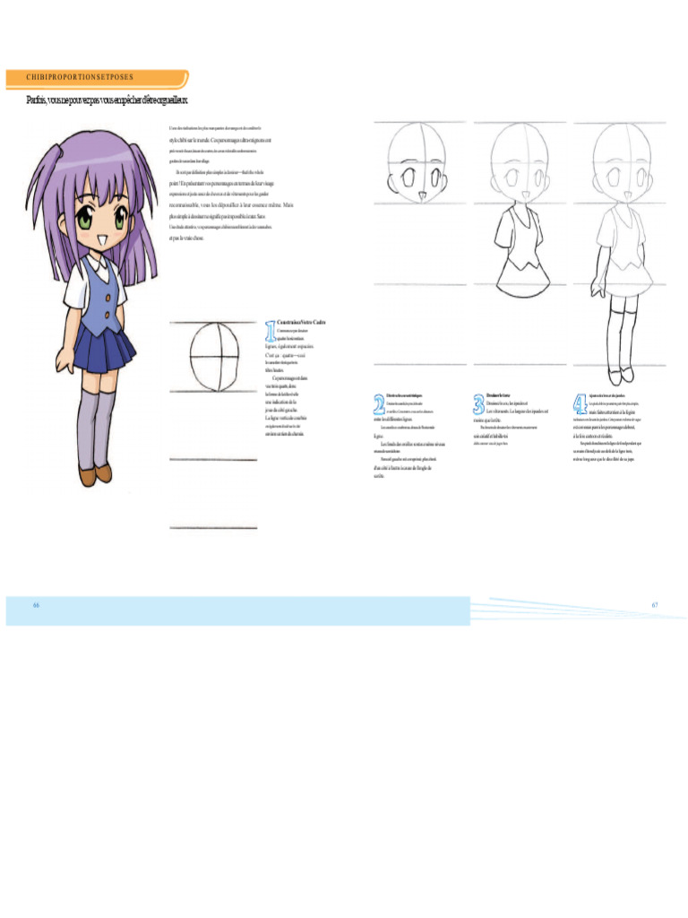 Guide de Dessin Chibi : Proportions et Émotions | PDF