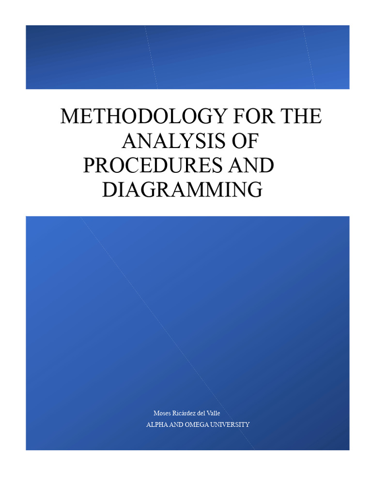 Procedure Analysis Methodology Guide | PDF | Page Layout | Methodology