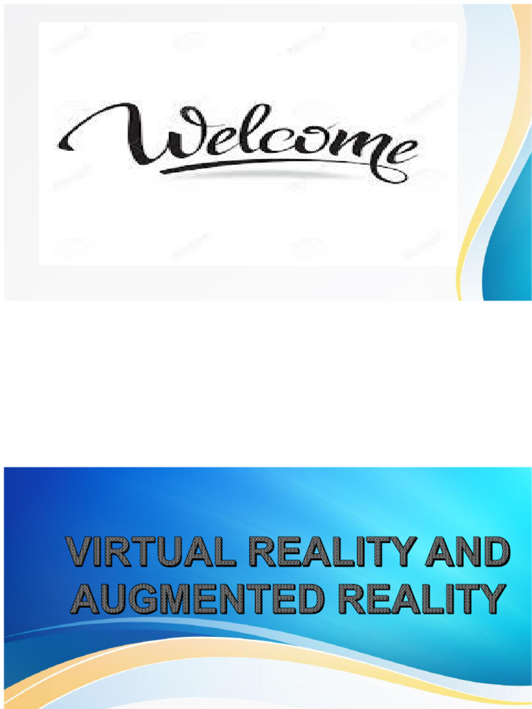 Apresentação sobre Realidade Virtual e Realidade Aumentada | PDF ...