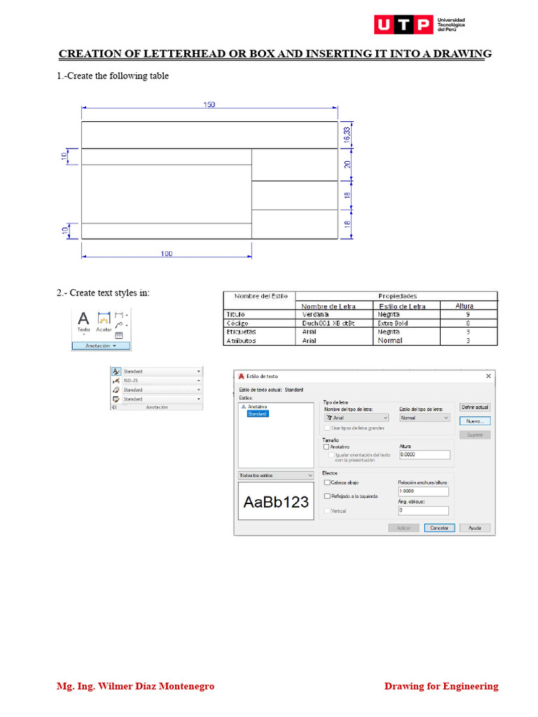 Create and Insert Letterhead in Drawing | PDF | Software | Computing