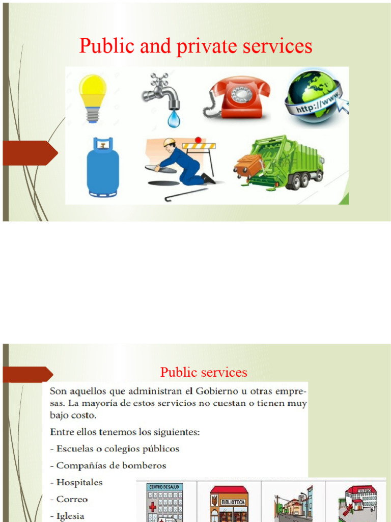 Public and Private Services | PDF