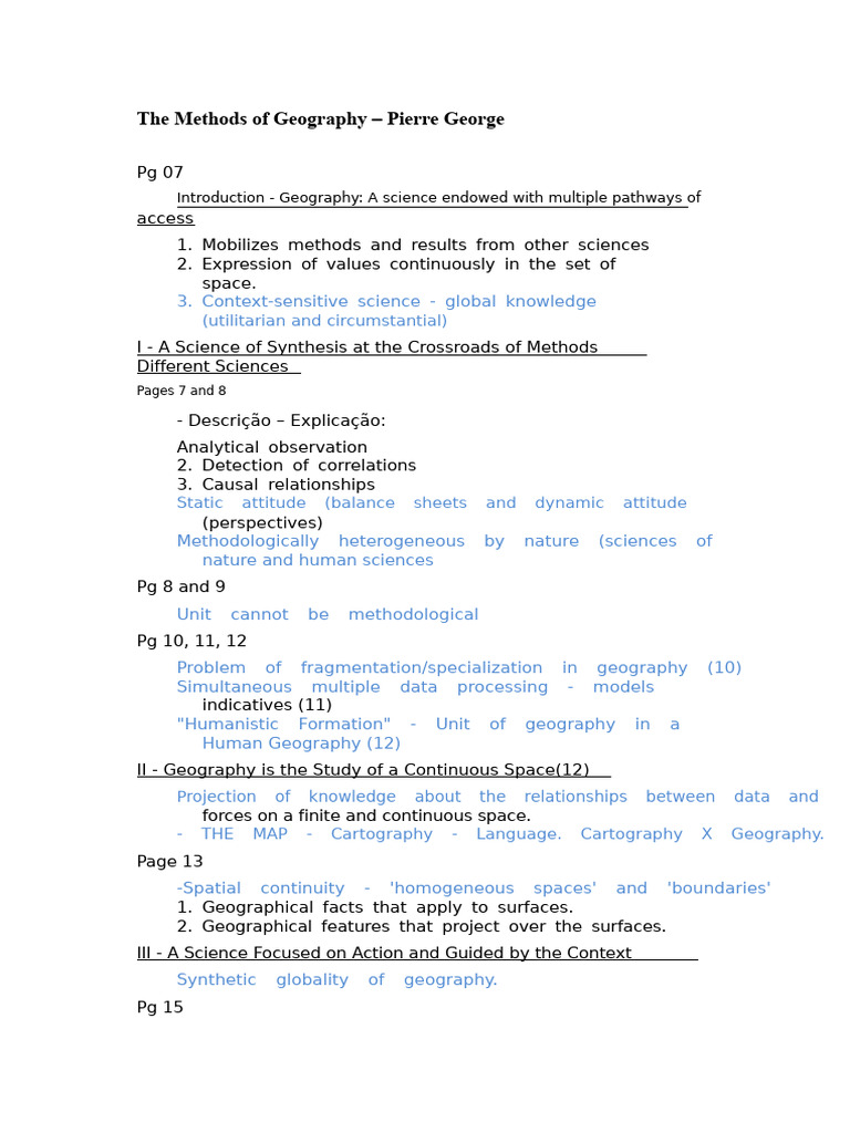 Methods and Approaches in Geography | PDF | Geography | Science