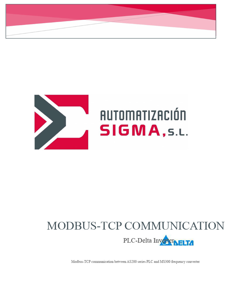 Modbus TCP Setup for AS200 & MS300 | PDF | Internet Protocol Suite | Ip ...