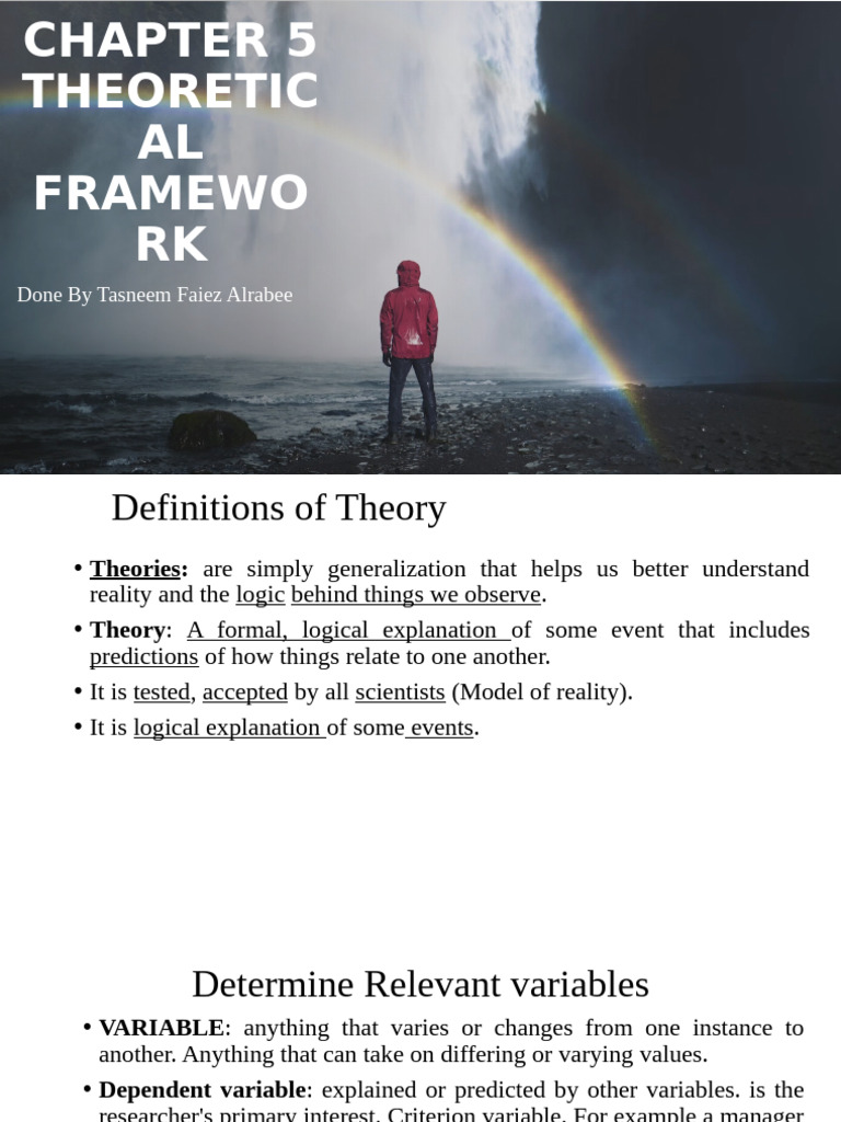 Understanding Theoretical Frameworks in Research | PDF | Hypothesis ...