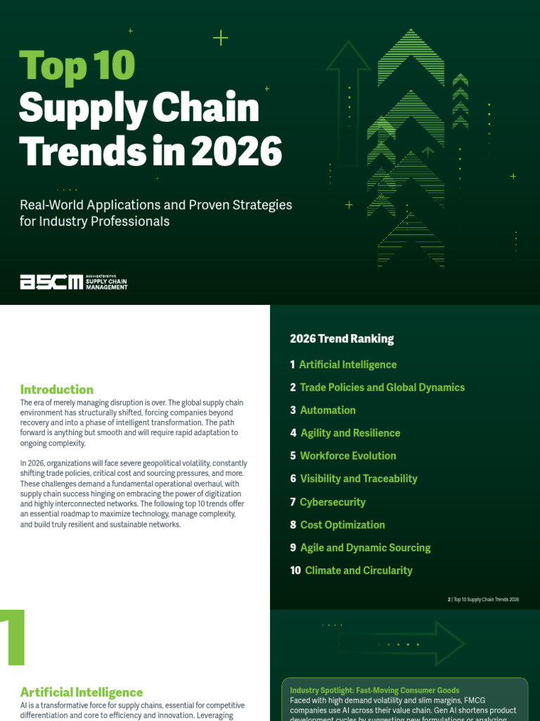 2026 Supply Chain Trends Overview | PDF | Supply Chain | Computer Security