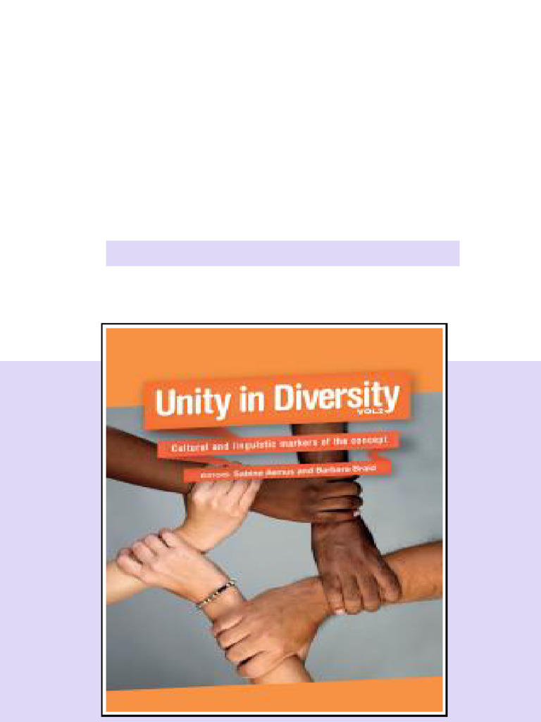 (Ebook) Unity in Diversity, Volume 2 : Cultural and Linguistic Markers ...