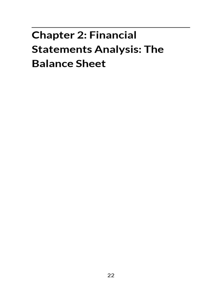 Intro To Fin Analysis - Chapter 2 | PDF | Debits And Credits | Bankruptcy