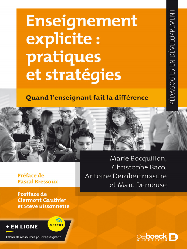 Enseignement explicite : pratiques efficaces | PDF | Pédagogie ...