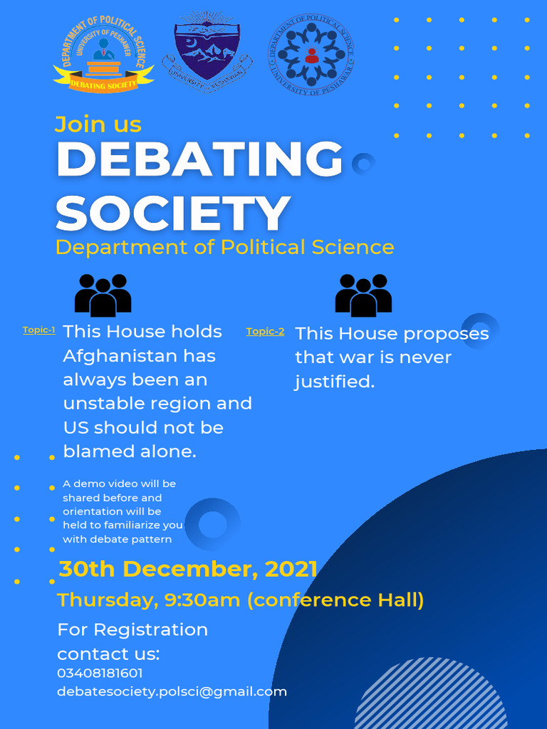 Political Science Debate Registration | PDF