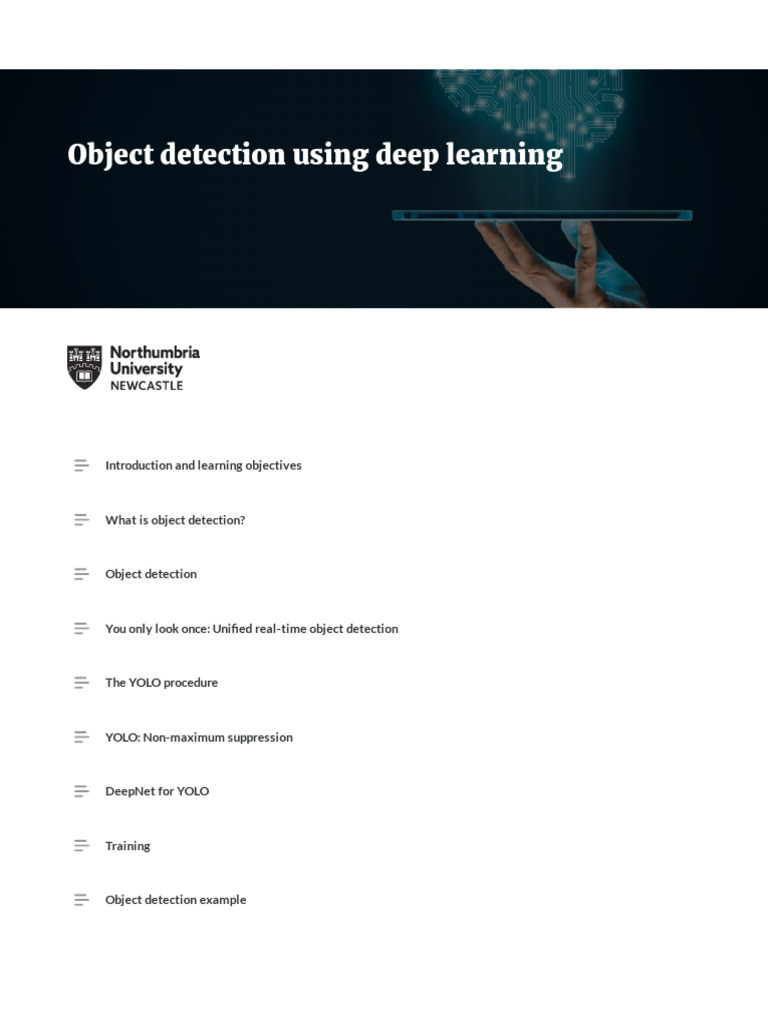Deep Learning for Object Detection | PDF | Computing | Learning