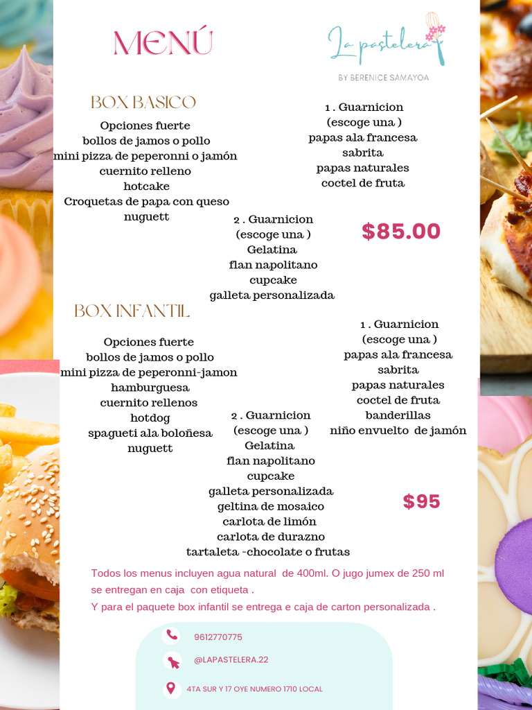 Menu de Pastelería y Repostería Vintage Azul y Rosa_20251114_102114 ...