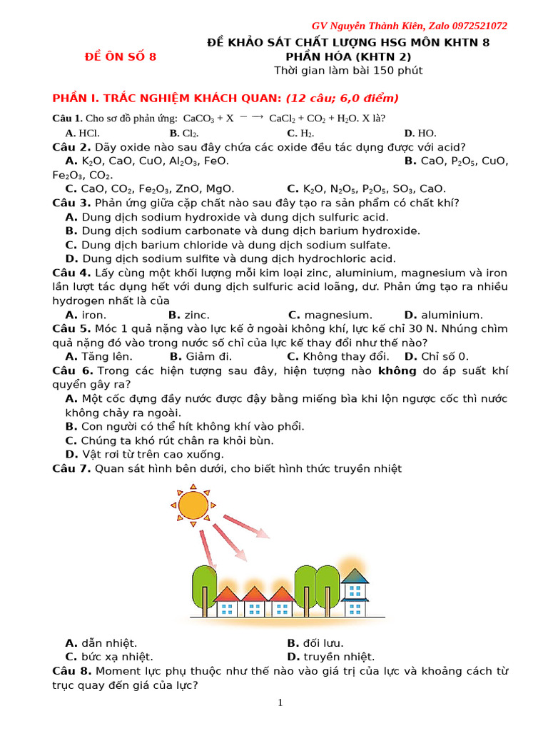 ĐỀ 8 - TN TỔNG HỢP | PDF