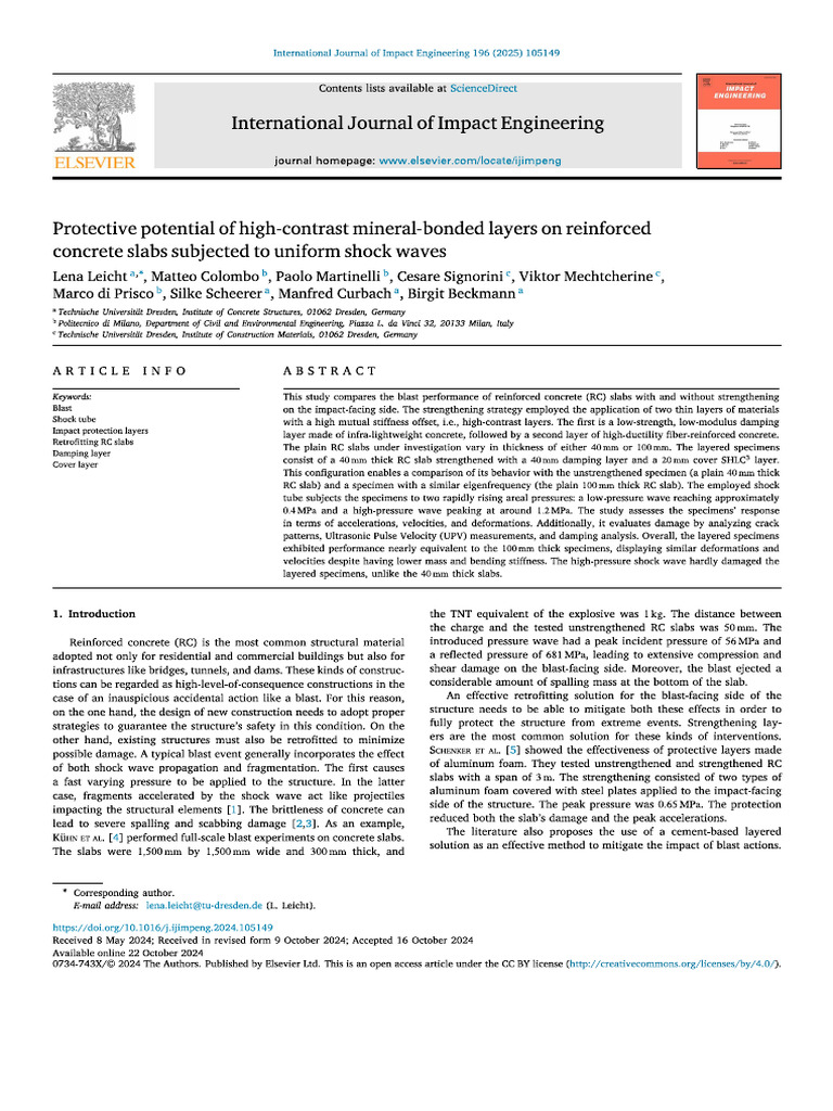 Protective Potential of High-Contrast Mineral-Bonded Layers On ...