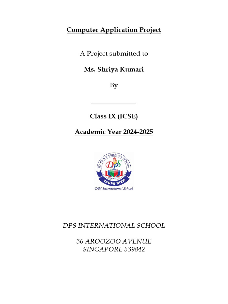 Java Projects for Class IX Students | PDF | Interest | Compound Interest
