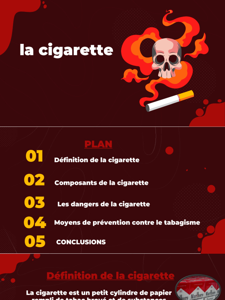 Dangers et impacts de la cigarette | PDF