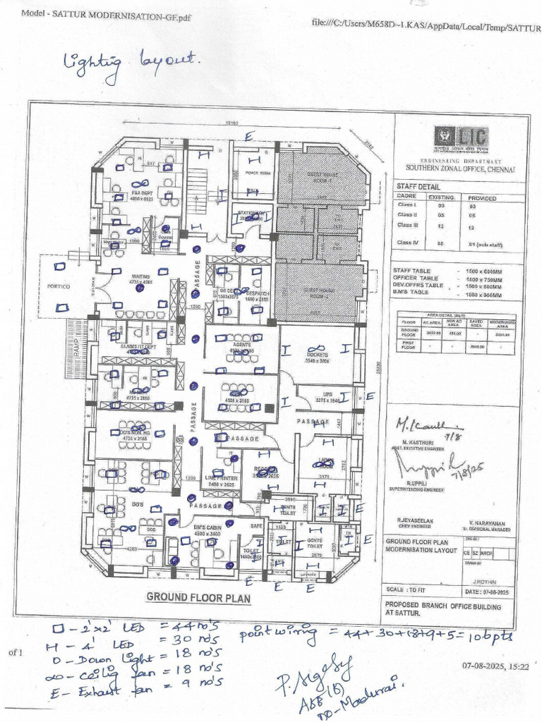 Elec Layout Sattur | PDF